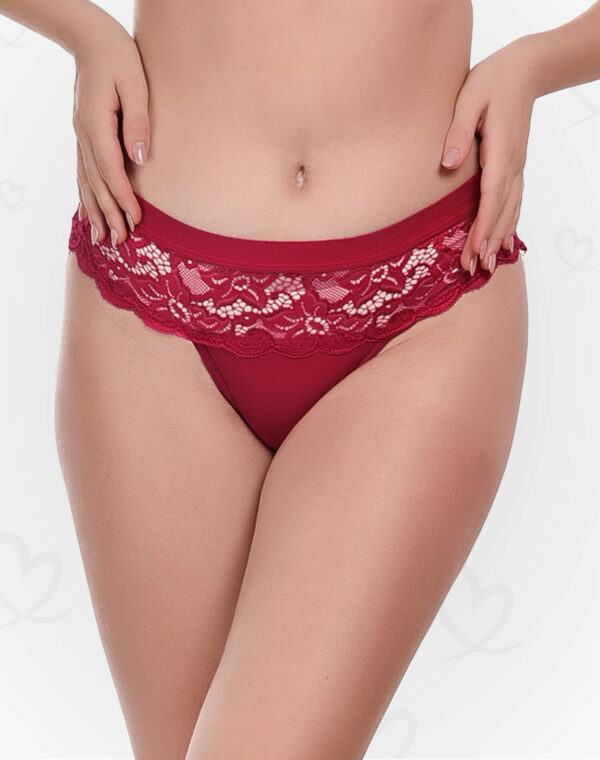 Elegant Lace & Lycra Lingerie(Bra & Panty) Set – Soft, Stretchable, and Breathable Intimates for a Feminine, Sexy, and Comfortable Fit (Maroon Color)