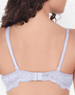 Luxurious Lace & Lycra Lingerie Set – Soft, Stretchable, and Breathable for a Feminine, Sexy, and Comfortable Feel (Grey Color)